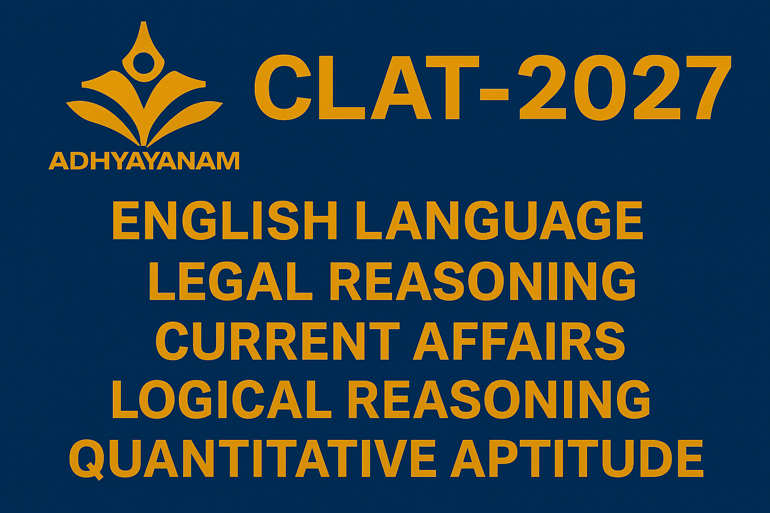 CLAT 2027  CLAT preparation  CLAT coaching  Law entrance exam  NLU admission  Legal reasoning  English for CLAT  Logical reasoning  Current affairs CLAT